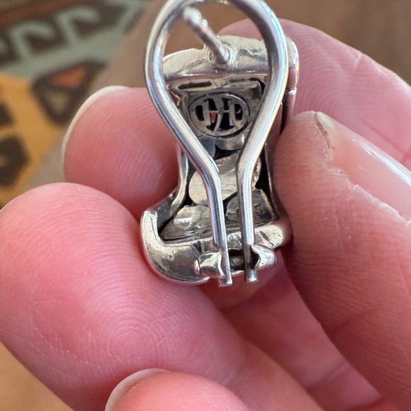Silver John Hardy Earrings - Picture 4 of 6
